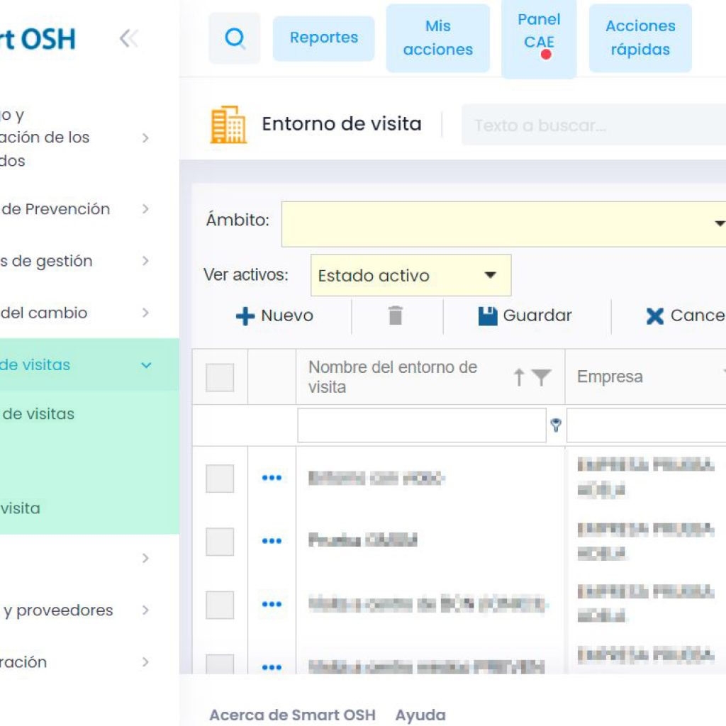 Nuevo servicio_Control de visitas