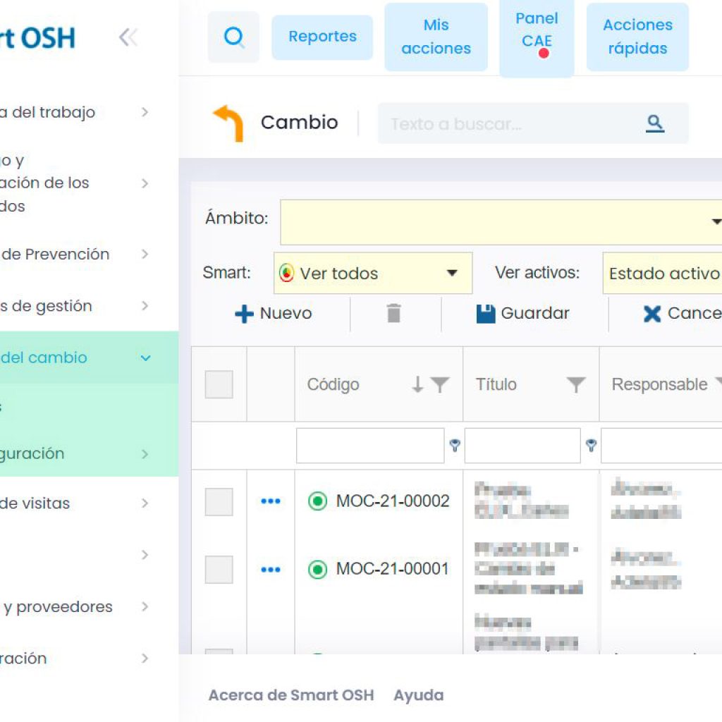 Nuevo servicio_Gestión del cambio
